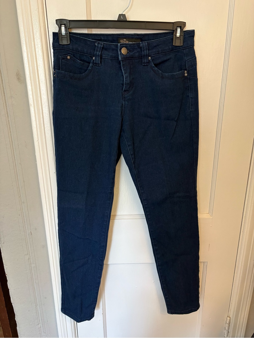 Dark Indigo Skinny Jeans - Women's Stretch Slim Fit